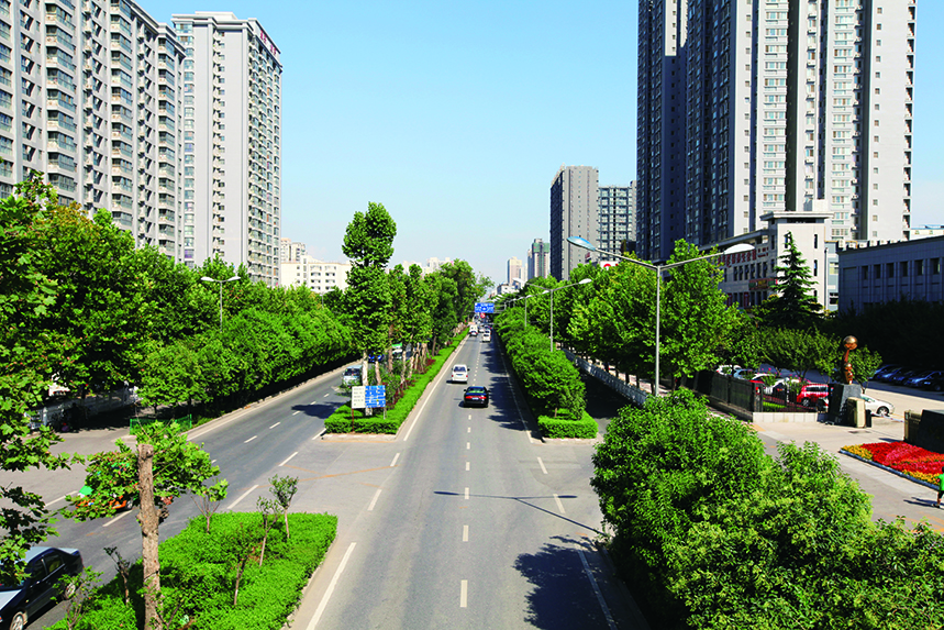 西安市丈八路道路
