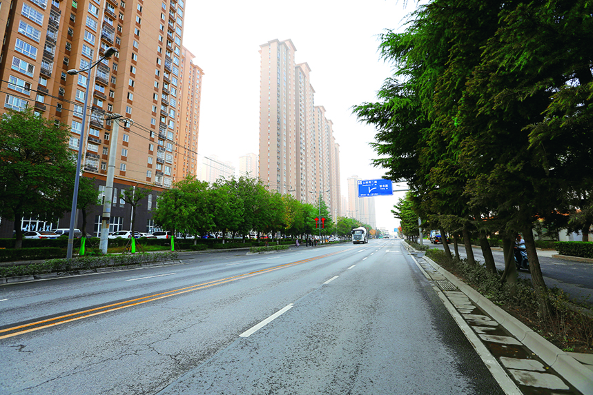 西安市高新技术产业开发区工程-上林苑一路道路